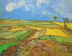 Wheat Fields after the Rain (The Plain of Auvers) by Vincent van Gogh