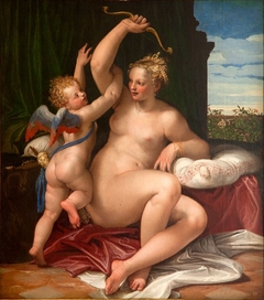 Venus Disarming Cupid by Paolo Veronese