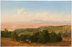 View from Frascati by Gustaf Wilhelm Palm