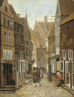 View of a town by Jacob Vrel