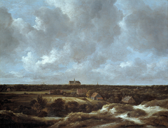 View of Haarlem from the South with Bleaching fields by Jacob van Ruisdael