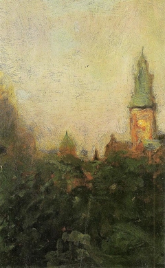 View of the Wawel Castle by Stanisław Ignacy Witkiewicz