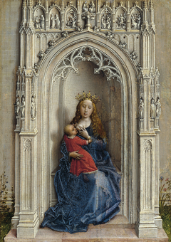 Virgin and Child Enthroned by Rogier van der Weyden