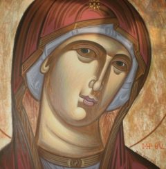 Virgin Mary by Aggeliki Papadomanolaki