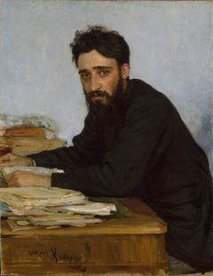 Vsevolod Mikhailovich Garshin (1855–1888) by Ilya Repin