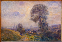 Vue de Rouen depuis le mont Gargan by Albert Lebourg