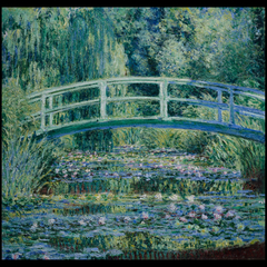 Water Lilies and Japanese Bridge by Claude Monet