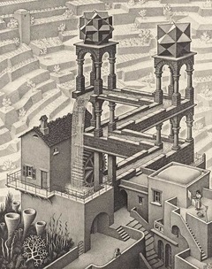 Waterfall by M. C. Escher