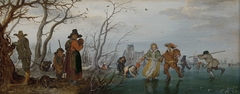 Winter (Amusement on the Ice) by Adriaen Pietersz. van de Venne