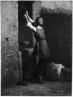 Woman at Well by Jean-François Millet