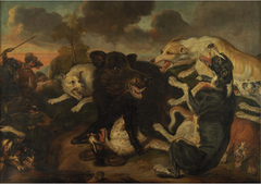 A Boar Hunt by Juriaen Jacobsze