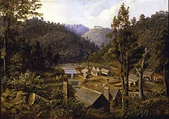 A Bush Mill, Whatipu, West Coast by Charles Blomfield