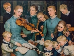 A Christmas Carol at Bracken Dene by Arthur Hughes