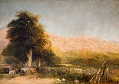 A Farm at Bettws-y-Coed by David Cox Jr