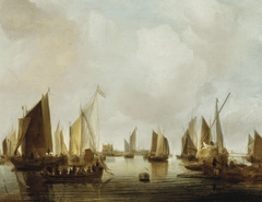 A Sea-Port by Jan van de Cappelle