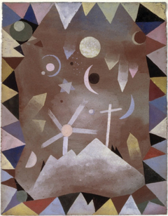 Above mountain summit by Paul Klee