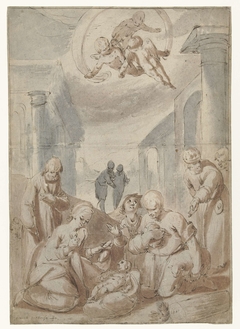 Adoration of the Shepherds by Gerrit Pietersz Sweelink