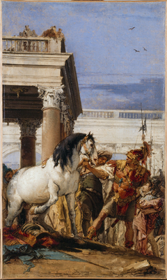 Alexandre et Bucéphale by Giovanni Battista Tiepolo