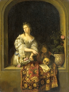 Allegory of Transience by Frans van Mieris I