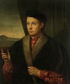 An unknown youth by Bernardino Licinio