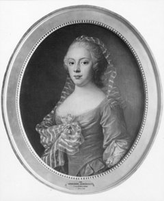 Anna Charlotta von Stapelmohr (1754-1791), married to State Secretary Elis Schröderheim by Per Krafft the Elder