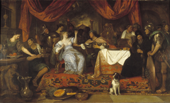 Anthony and Cleopatra by Jan Steen