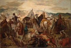 Arab Horsemen Carrying Away Their Dead by Théodore Chassériau