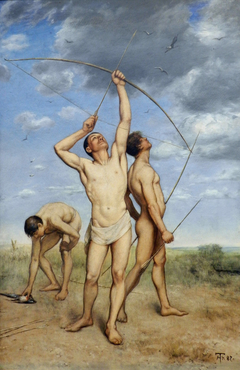 Archers by Hans Thoma