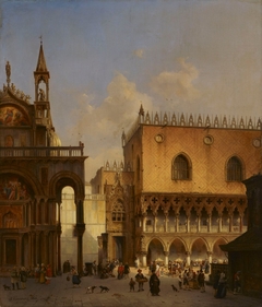 At the St Mark's Square in Venice by Yvon-Ambroise Vermeersch