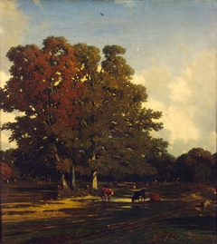 Autumn Landscape by Jules Dupré