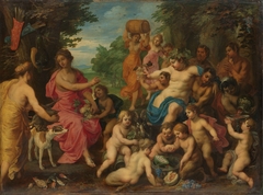 Bacchus and Diana by Hendrick van Balen the Elder