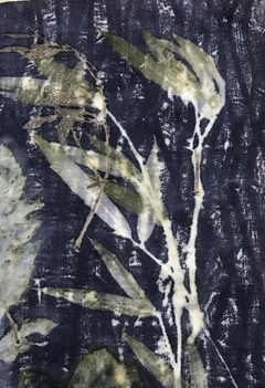 Bamboo on Linen by Deborah Elliott