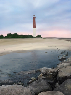 Barnegat Lighthouse by Donna Browning