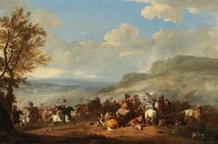 Battle Scene by Jan van Huchtenburgh