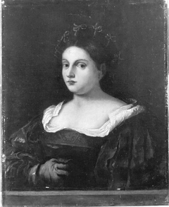 Bildnis einer Frau (angeblich nach Giorgione) by Ernst Friedrich von Liphart