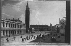 Blick über die Piazzetta gegen den Markusplatz (Nachahmer) by Canaletto