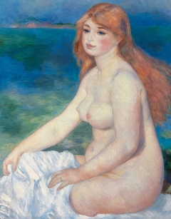 Blonde Bather by Auguste Renoir