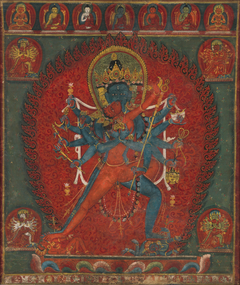 Chakrasamvara and Vajravarahi by Anonymous