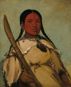 Chin-cha-pee, Fire Bug That Creeps, Wife of Pigeon's Egg Head by George Catlin