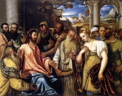 Christ and the Woman in Adultery by Polidoro da Lanciano