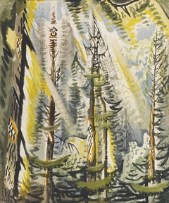 Cicada song in September by Charles E. Burchfield