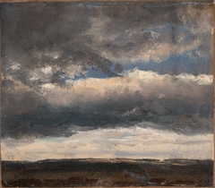 Cloud study by Johan Christian Dahl