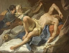 Death of King Candaules by Giambattista Pittoni