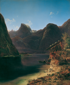 Der Hallstätter See by Franz Steinfeld