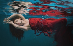 Dream of the red Nereid by Arturo Samaniego