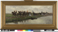 Een processie by Johan Antoni de Jonge