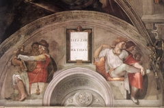 Eleazar and Matthan by Michelangelo