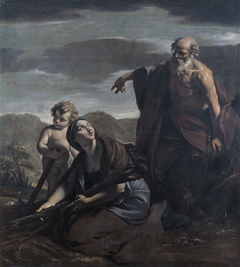 Elija and the widow of Sarepta by Giovanni Lanfranco