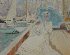 En bateau by Paul César Helleu