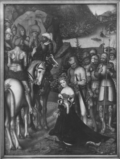 Enthauptung der hl. Katharina (Kopie nach dem Original in Kremsier) (Werkstatt) by Lucas Cranach the Elder